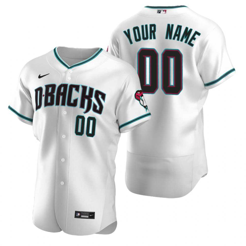Arizona Diamondbacks Customized Nike White Teal Stitched MLB Flex Base Jersey,We sell and wholesale Arizona Diamondbacks Customized Nike White Teal Stitched MLB Flex Base Jersey on line form chian!